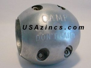 X-5A SHAFT ZINC ANODE-CAMP 1-1/4" Heavy