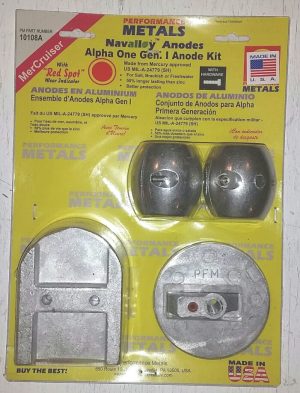 ALPHA 1 GEN 1 NAVALLOY KIT FOR FRESH & SALT WATER-1983 TO 1990