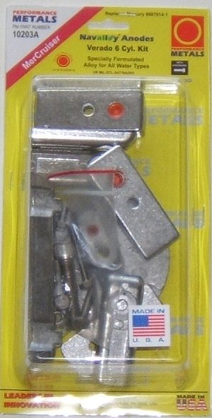 Mercury Verado 6 cyl. Aluminum Anode Kit