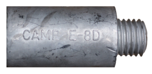 E-8D PENCIL ZINC 1-1/4" x 2-1/4"