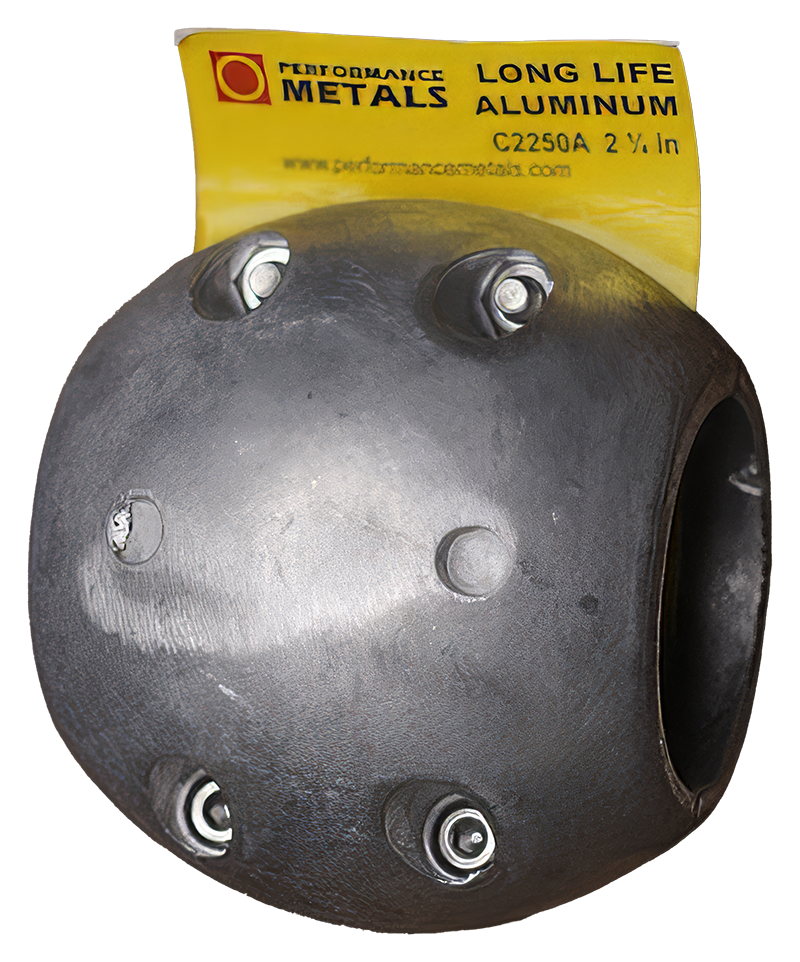 X-10 NAVALLOY SHAFT ANODE 2-1/4"