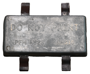 W-23 Weld-On Zinc Hull Plate
