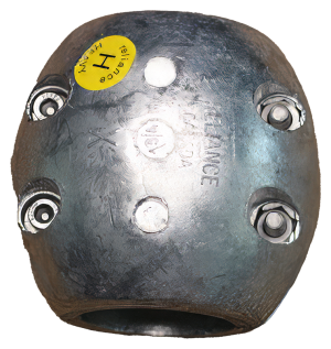 X-8 Extra Heavy SHAFT ZINC ANODE-1-3/4"