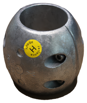 X-9 Extra Heavy SHAFT ZINC ANODE-2"