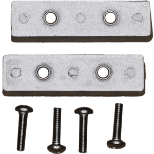 BENNETT TRIM TAB ANODES - NAVALLOY ALUMINUM QTY 2